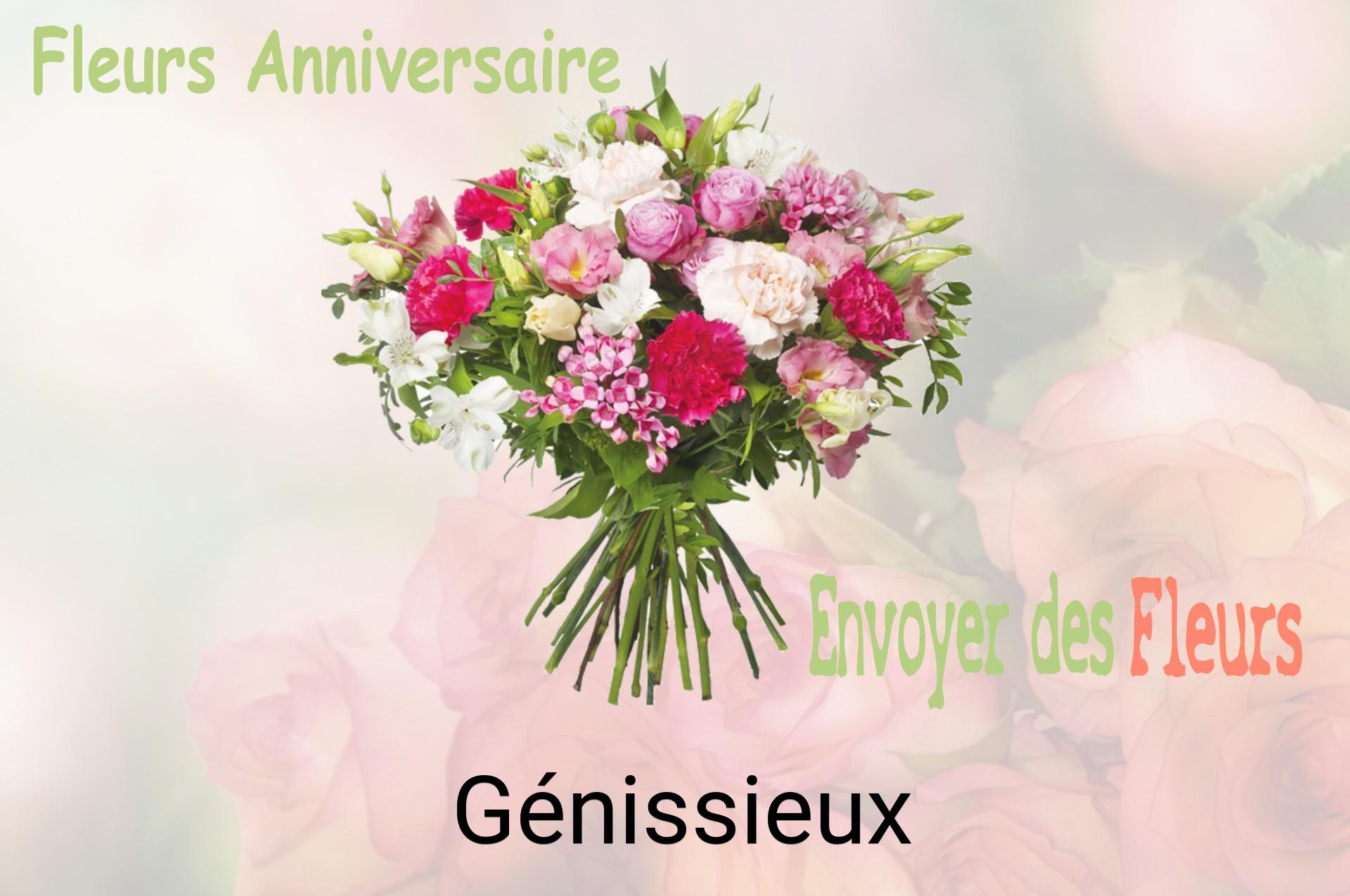 Bouquet de fleurs d’anniversaire livré à Génissieux